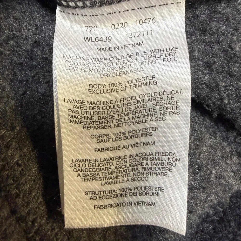 Columbia Benton Springs Gray Fleece Jacket‎ Women’s Small EUC